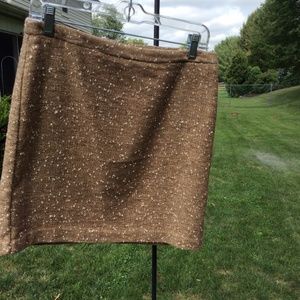 Women's Apt. 9 Gold/Khacki Metallic Skirt Size 8